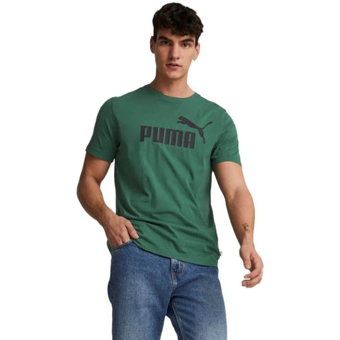 Camiseta hombre PUMA ESS LOGO TEE (S) 586667 46 Verde