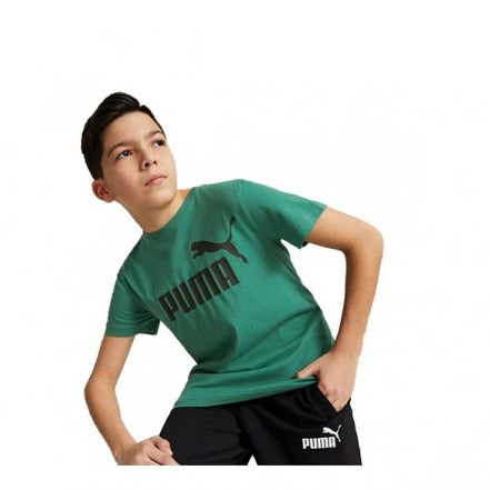 Camiseta niño PUMA ESS LOGO TEE B 586960 37 Verde