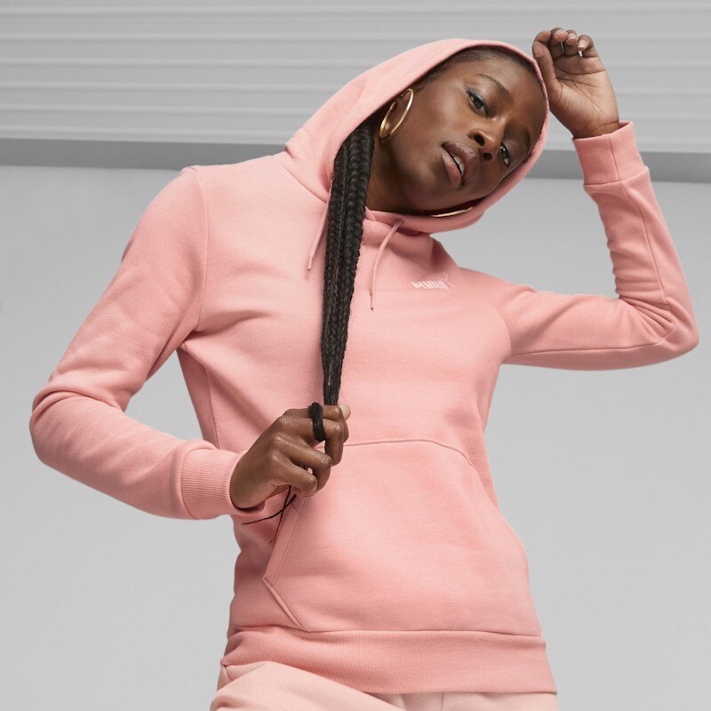 Sudadera mujer PUMA bordado HOODIE FL 670004 rosa