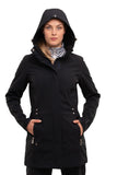 Chaqueta softshell mujer LUHTA ILONIEMI Ancho espedial NEGRO