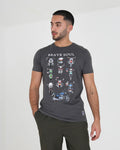 Camiseta Brave Soul print motos 149MOTO Gris