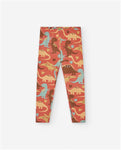 Malla Leggings niña Losan DINOSAURIAS 24035 Naranja