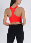 Top CHAMPION BRA 115555 naranja flúor y negro talla S