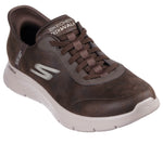 Zapatillas hombre Skechers GO WALK FLEX slip-ins 216326 Marrón