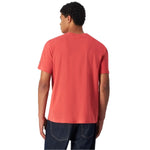 Camiseta Champion logo central bordado tono 220273 RS068 Rojo