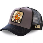 Gorra trucker Capslab Sam El bigotes Looney Toons SAM2