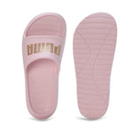 Chanclas Puma Divecat V2 lite 378823 21 rosa letras doradas