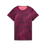 Camiseta mujer running Puma RUN FAVORITE AOP TEE 524230 granate