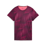 Camiseta mujer running Puma RUN FAVORITE AOP TEE 524230 granate