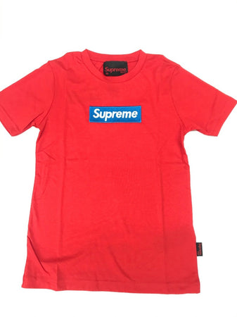 Camiseta niño Supreme Bordado 10013 rojo | Puber Sports. Tu tienda de deportes y moda